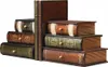 Vintage Holz-Buchstützen mit 6 Schubladen, 2-teiliges Set Produktbild-Vorschau 9