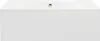 A white bathtub with a drain in the center. Produktbild-Vorschau