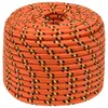 vidaXL Corde de bateau orange 14 mm 250 m polypropylène Voir les images du produit 1
