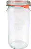 6x Weck pot verre cylindrique avec couvercle Cylinder shape Voir les images du produit 1
