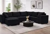 STYLO Couchgarnitur U-Form – Ecksofa in Cord Poso 135 mit Produktbild-Vorschau 1