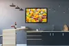 MuchoWow® Gerahmtes Poster Obst - Salat - Farben 90x60 cm - Produktbild-Vorschau 2