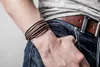 SERASAR | Bracelet premium en cuir véritable pour hommes Voir les images du produit 3