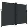 vidaXL Store latéral extensible noir 180x1200 cm Voir les images du produit 1