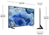 Samsung TQ55Q8FAAU, 139,7 cm (55"), 3840 x 2160 px, QLED, Náhled obrázku produktu 3