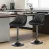 lot de 2 tabourets de bar en velours Tabouret de bistrot Voir les images du produit 3