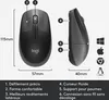 Logitech M190 Maus kabellos schwarz, anthrazit Produktbild-Vorschau 7