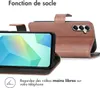 imoshion Luxe Bookcase pour le Samsung Galaxy A16 - Marron Voir les images du produit 4