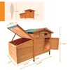 Hühnerstall Holz mit Legenest, Kotwanne und Rampe – Produktbild-Vorschau 3