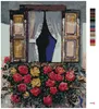 Zuty - Malen nach Zahlen - FENSTER MIT BLÜHENDEN BLUMEN, Produktbild-Vorschau 3