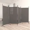 vidaXL 4dílný paraván antracit 346x180 cm látka Náhled obrázku produktu 2
