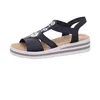 Rieker Komfort Sandalen V0287-14 Damen 31353130383938 Blau Produktbild-Vorschau 58