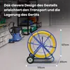 Extralink Kabeleinziehband FRP 9 mm 300 m Glasfaser gelb Produktbild-Vorschau 3