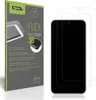 A product package for screen protectors is shown next to a smartphone with screen protectors on it. Podgląd zdjęcia produktu