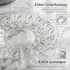 6 Espresso Untertassen Set transparent Kunststoff Ø12 cm Produktbild-Vorschau 3