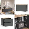 Wohnwand Vicco Wido Anthrazit 3 Teile, Model 49803 Produktbild-Vorschau 9