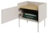 Selsey Tovi - Nachttisch 1-türig, 50 cm, Kaschmirgrau / Produktbild-Vorschau 4