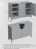 VASAGLE Waschbeckenunterschrank, Unterschrank, Produktbild-Vorschau 7