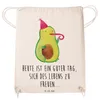 Mr. & Mrs. Panda Jutebeutel Avocado Feier - Transparent - Produktbild-Vorschau 3