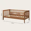 Petite Amélie Kinderbett Plume - 70x140 cm - Walnuss - mit Produktbild-Vorschau 5
