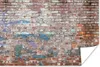 MuchoWow® Poster Backstein - Straßenkunst - Wand 120x80 cm Produktbild-Vorschau 1
