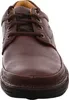 A close-up frontal view of a brown leather shoe. Anteprima dell’immagine prodotto