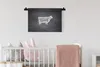 MuchoWow® Wandteppich Wandbehang Kuh - Steak - Weiß 60x40 Produktbild-Vorschau 2