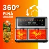 Extralink Air Fryer Dual Basket 10 l teplovzdušná fritéza Náhľad obrázku produktu 3