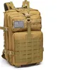 A tan tactical backpack with an American flag patch. Náhled obrázku produktu