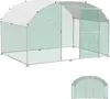 LARS360 Kompakter Hühnerstall 3x2m – Metall Freigehege mit Produktbild-Vorschau 1