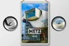 Blechschild Reise 20x30cm Retro Metz France Frankreich Produktbild-Vorschau 2