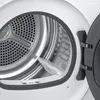 Close-up view of the inside of a white washing machine drum with the door open. Produktbild-Vorschau