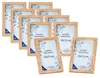 10er Set Portrait Bilderrahmen  EU 10x15 Eiche Optik Natur Produktbild-Vorschau 1