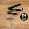 Moritz & Moritz 24x clips de fermeture foncés Voir les images du produit 2