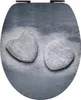form&style WC-Sitz Stone Heart mit Absenkautomatik grau Produktbild-Vorschau 1