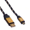 ROLINE GOLD USB 2.0 Kabel, Typ A - 5-Pin Mini, 1,8 m Produktbild-Vorschau 4