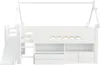 Merax Etagenbett 90x200cm mit Dachrahmen, Hochbett mit Produktbild-Vorschau 9