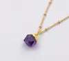 Náhrdelník sakrální čakry Bixorp Gems Ametyst + 18karátové Náhled obrázku produktu 3