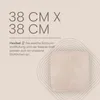 Cojines para sillas, color crema, pack de 2 unidades Vista previa de la imagen del producto 2