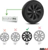 Coprimozzi Sparco 16 pollici Sicilia nero carbonio 4pz Anteprima dell’immagine prodotto 3