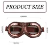 Retro motocyklové brýle, ochrana proti UV záření, odolné Náhled obrázku produktu 5