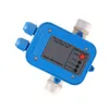 A blue automatic pump control unit with various indicators and connectors, presented on a white background. Anteprima dell’immagine prodotto