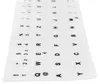 Deutsche Buchstaben Tastaturaufkleber Matt Weiß für Laptop Produktbild-Vorschau 5