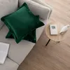 Kissenhülle Kissenbezug 2er Set 50x70 cm Dunkelgrün Produktbild-Vorschau 5