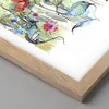 Gerahmtes Poster - Rahmen in heller Eiche - Blumen Wiese Produktbild-Vorschau 2