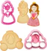 Prinzessin Ausstechformen 2pcs Prinzessin und Kutsche Produktbild-Vorschau 2