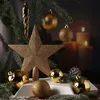 Christbaumkugel - Weihnachtsbaumkugel - bruchfest - glänzend, matt und glitzernd - gold - 33er Set Produktbild-Vorschau