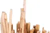 A close-up view of several pieces of natural wood, arranged vertically and appearing to be a decorative garden border or fence. Produktbild-Vorschau