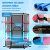 COSTWAY Ø165cm záhradná trampolína s bezpečnostnou sieťou, Náhľad obrázku produktu 7