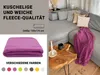 Kuscheldecke, 130x170 cm, fuchsia (pink) Produktbild-Vorschau 3